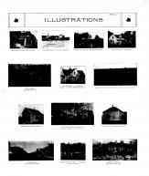 Runnestrand Residence, Andress Farm Residence, Bird's Eye View of Red Lake Falls, Nelson Residence, Red Lake County 1911